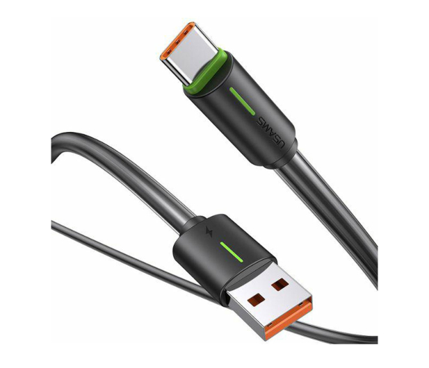 USAMS Kabel USB-C 3A YU Series 1mUSB-C/USB-A czarny - 1569084 - zdjęcie 3